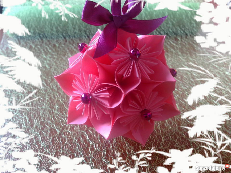 BOMBKI OZDOBY ŚWIĄTECZNE ORIGAMI KOMPLET 6 Brzozów