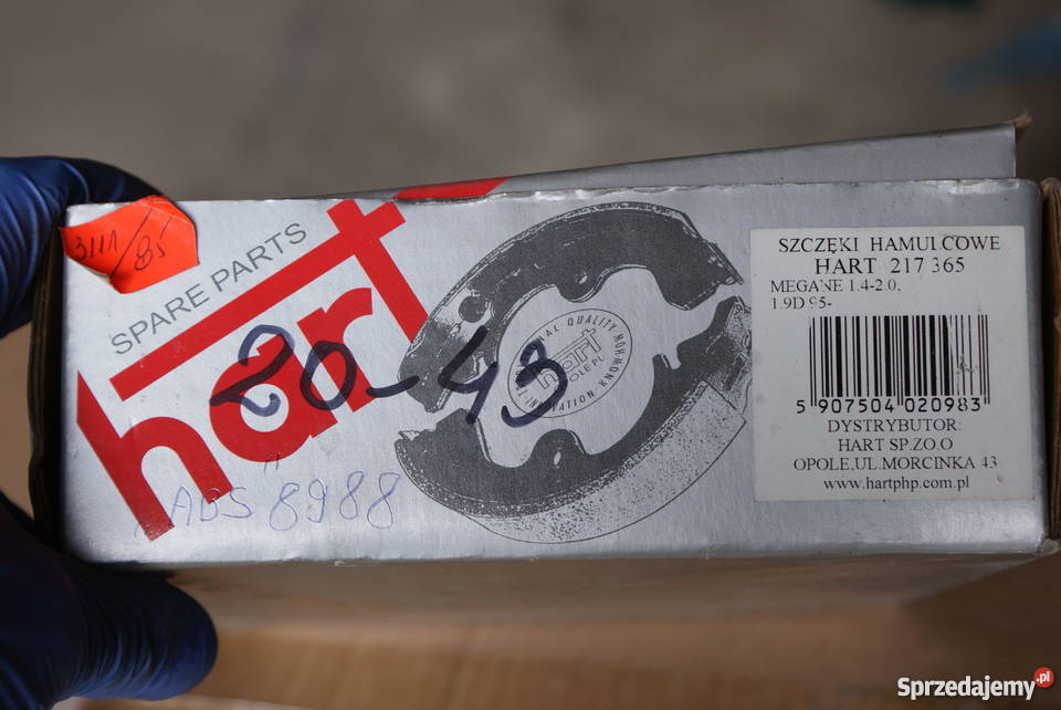 SZCZĘKI HAMULC RENAULT MEGANE 9502 Szczęka Układ hamulcowy mazowieckie Białobrzegi