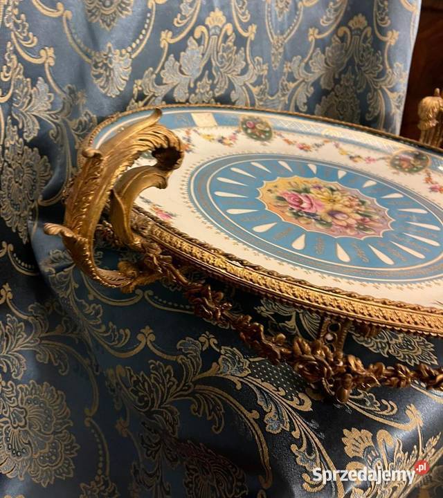 Ozdobny talerz porcelana z Severes Warszawa