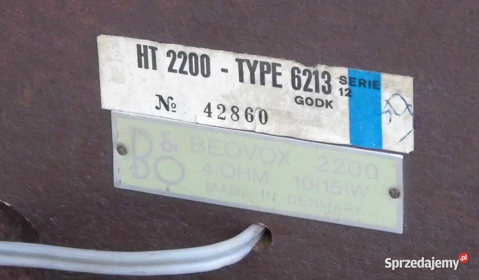 Głośniki Bang Olufsen Beovox HT 2200 typ 6213 Jasło