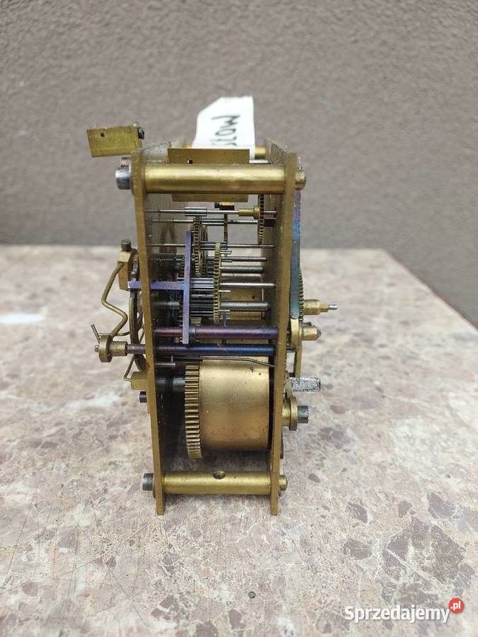 M075 Mechanizm starego zegara Hermann Braukmann Tczew