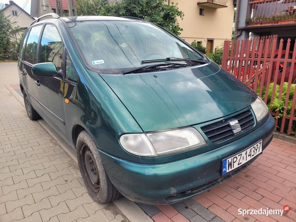 Seat Alhambra 19 TDI 90 2000r hak 7 miejsc Ostrołęka