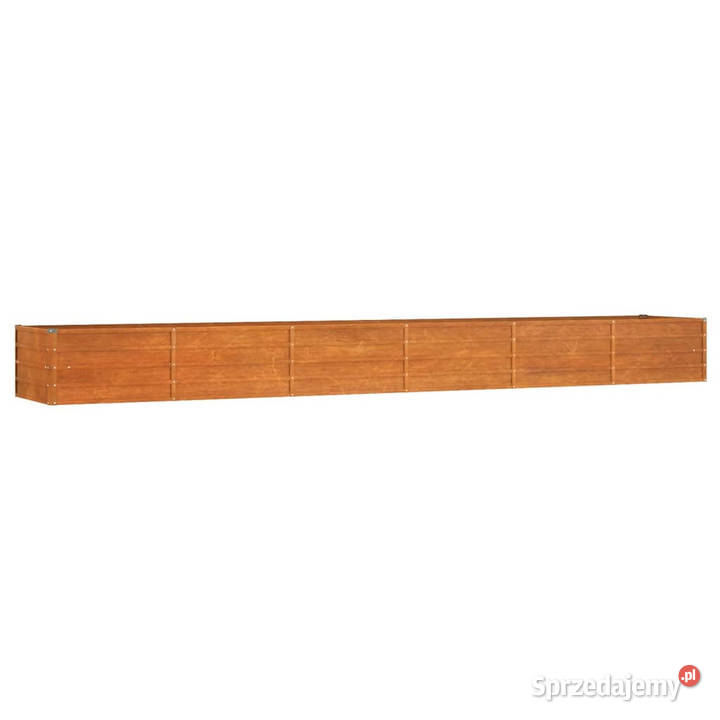 Podwyższona donica rdzawa 480x80x45 stal mazowieckie Warszawa sprzedam