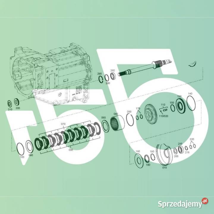 Wałek 2093298083 ZF2093346052 Skrzynia wielkopolskie Wilkowo sprzedam