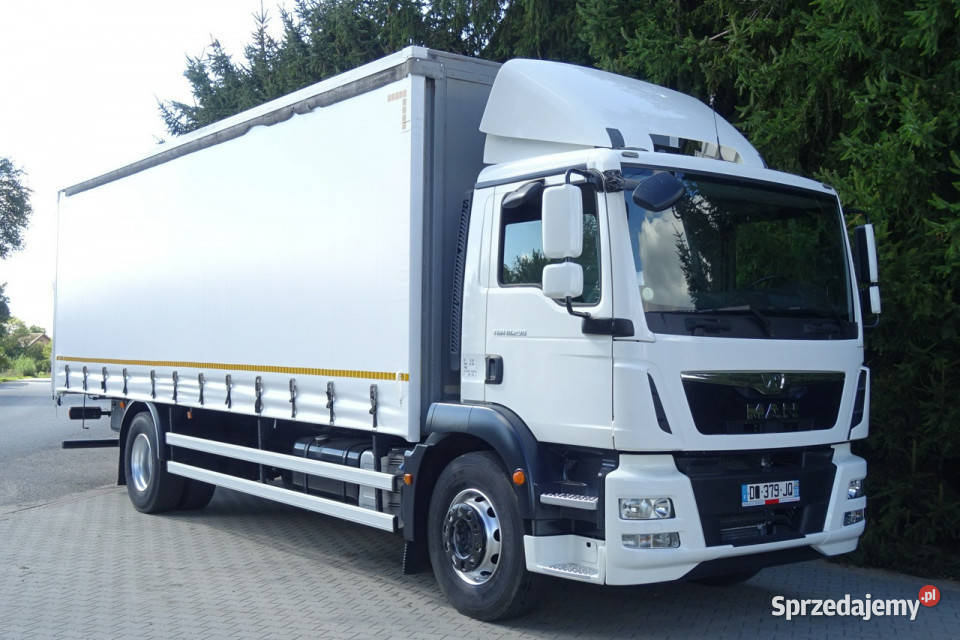 MAN TGM 18290 Euro 6 kontener firanka 20 pal Góra Kalwaria