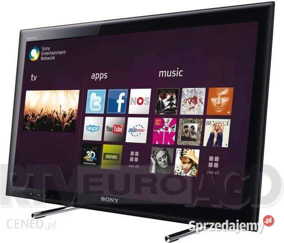 TV LED 22 cale SONY z DVBT i pilotem KDL22EX550 Warszawa sprzedam