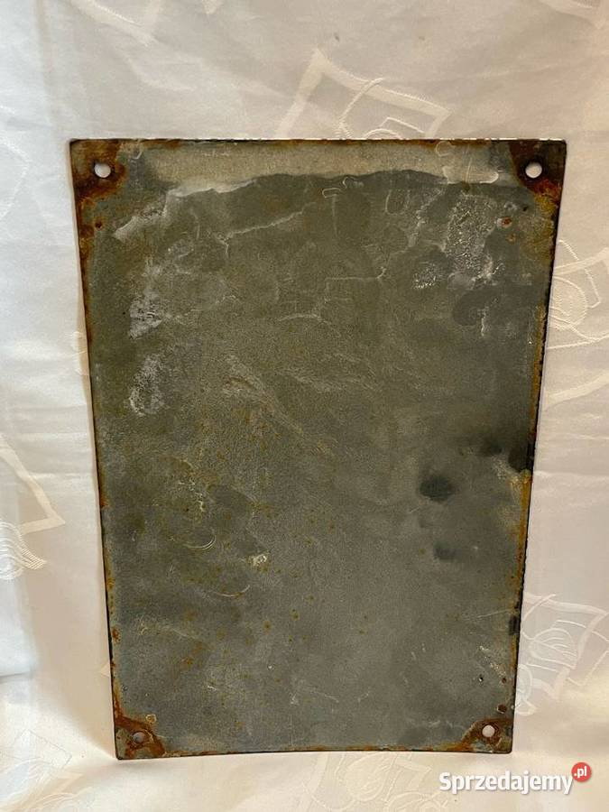 Niemiecka tablica szyld emaliowany małopolskie Kraków