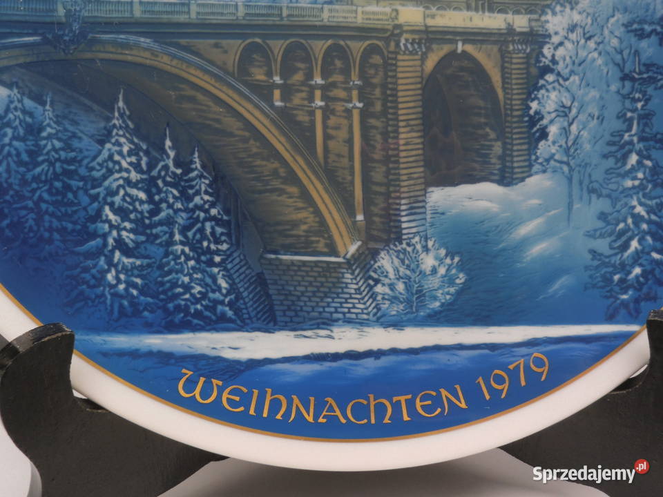 Kolekcjonerski Talerz Świąteczny Rosenthal 1979