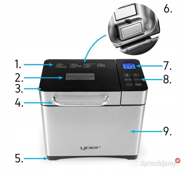 Automat do chleba Yoer Baker BM01S Rzeczyca