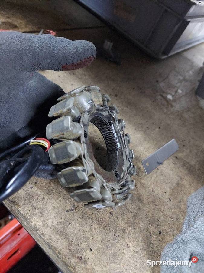 Kawasaki klr 600 iskrownik stojan zapłon cewki