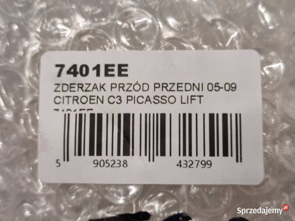 ZDERZAK PRZEDNI CITROEN C3 I LIFT 2005 7401EE osobowe lubelskie