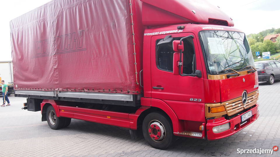 MERCEDES BENZ ATEGO 818 PLANDEKA ogrzewanie postojowe Mogilany