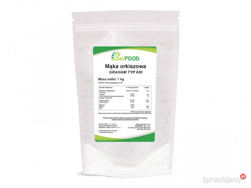 Mąka orkiszowa typ 630 1000G Brzozów