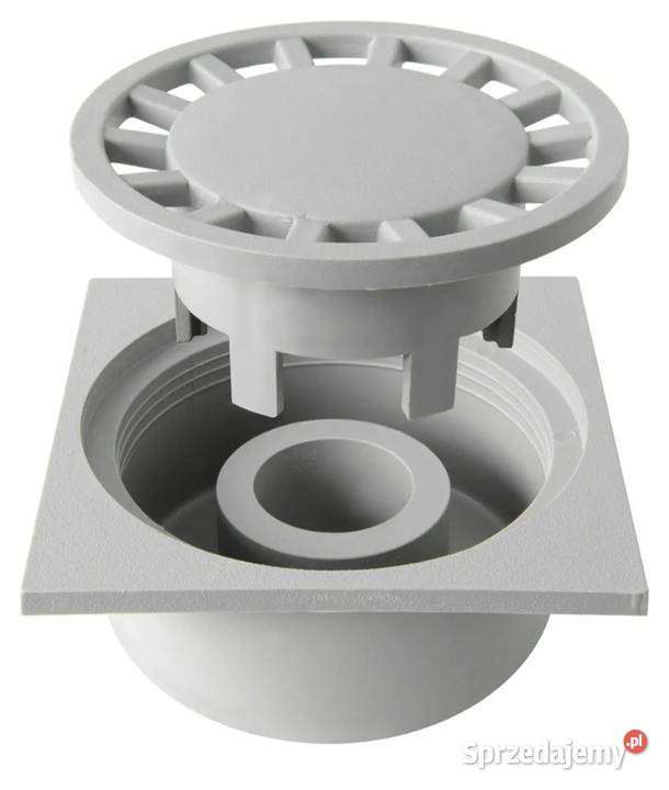 Pionowy syfon 150x150 odpływowy na patio taras Warszawa