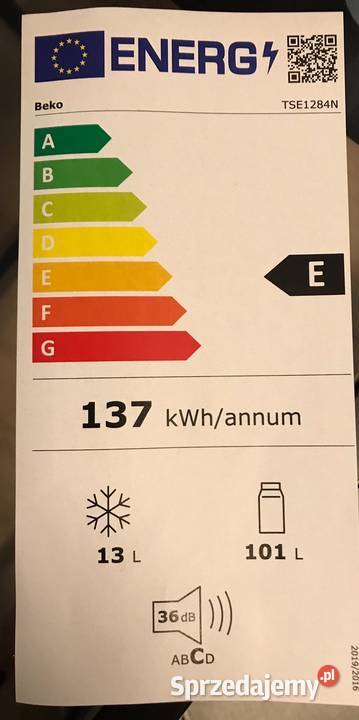 LODÓWKA BEKO NOWA wielkopolskie Poznań sprzedam