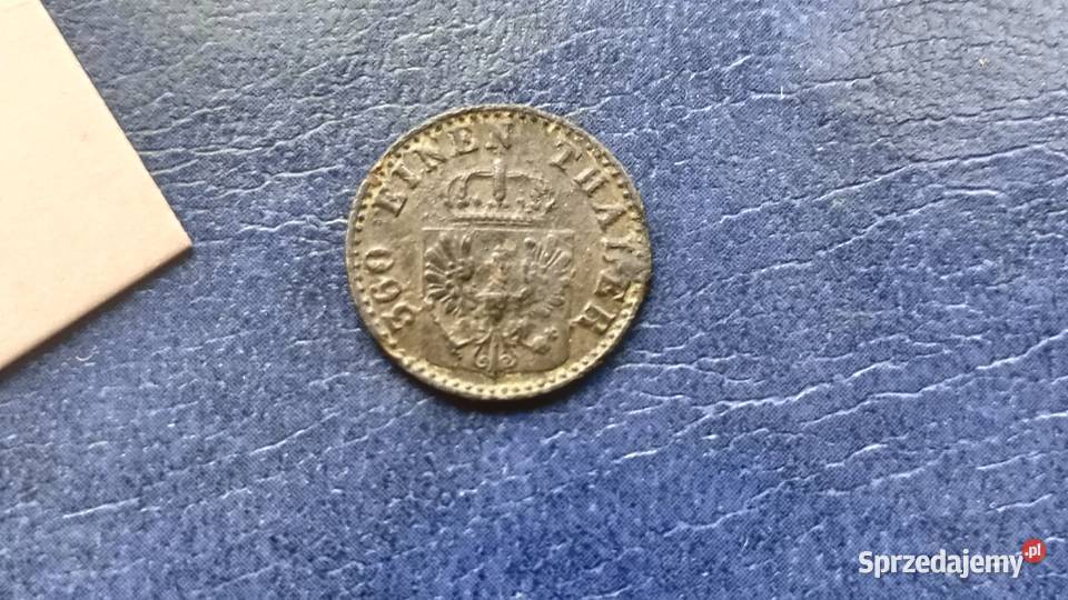 Stare monety 1 fenig 1860 NIemcy podkarpackie Lesko