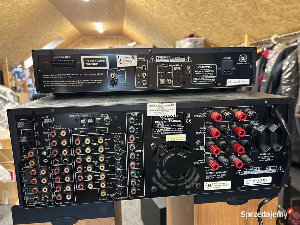 Amplituner Onkyo TXDS 787 DVD DVS 555 zestwy Lublin