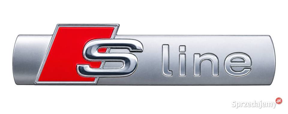 Emblemat Audi S line oryginał Dobiegniew