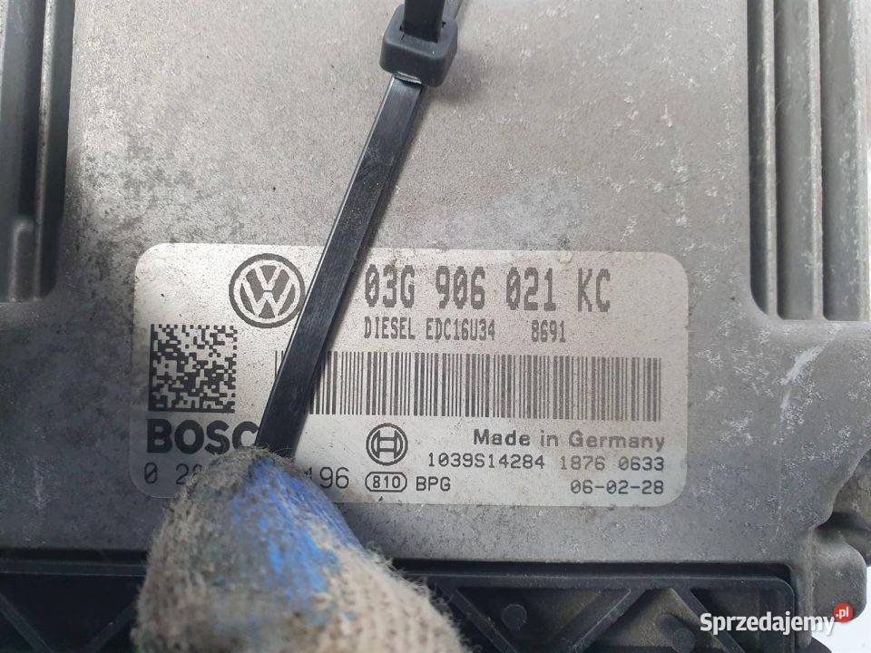 KOMPUTER SILNIKA ECU VOLKSWAGEN TOURAN Lipno