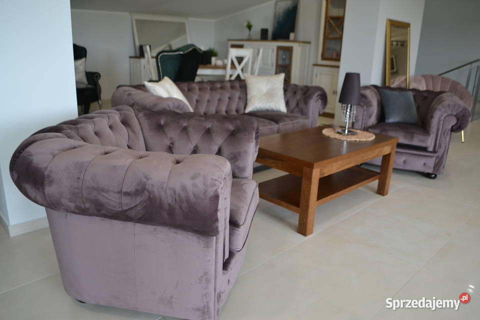 Zestaw Chesterfield 311 z funkcją spania Okazja Warszawa