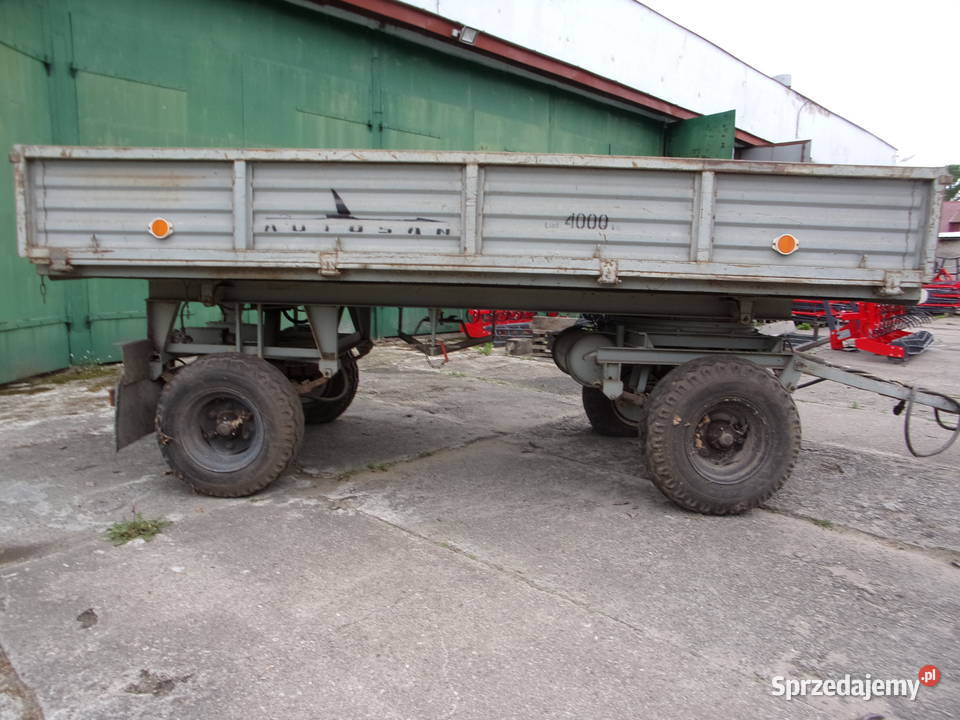 Przyczepa D73205 AUTOSAN 4tony w RadMasz Opoczno nieuszkodzony