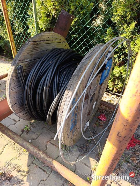 Kabel napowietrzna aluminiowy 4 żyły Czarny Las