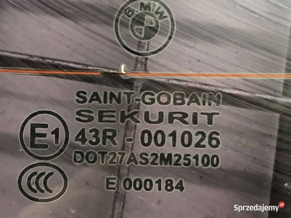 SZYBA TYŁ BMW E91 Kombi 0412 43R001026 TYLNA Tylne podkarpackie sprzedam