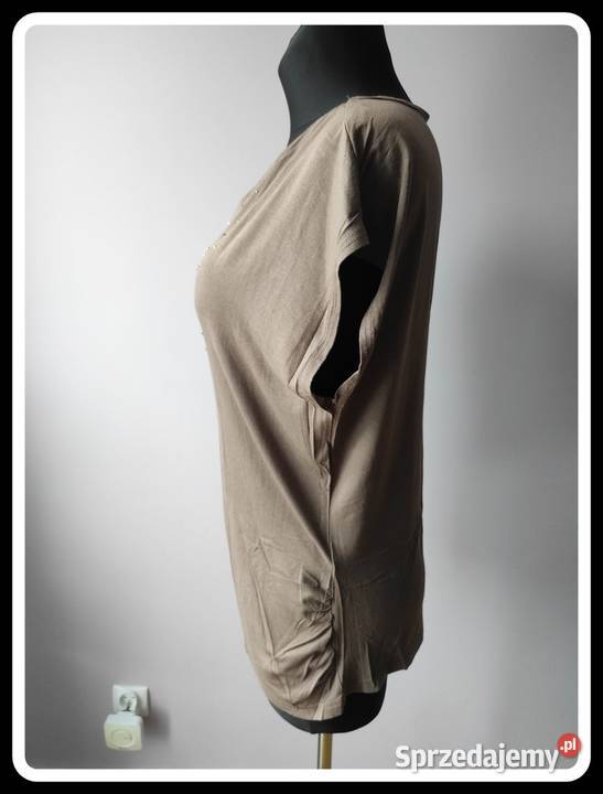 Bluzka damska beżowa 40 L 42 XL Bluzki i koszule Płock sprzedam