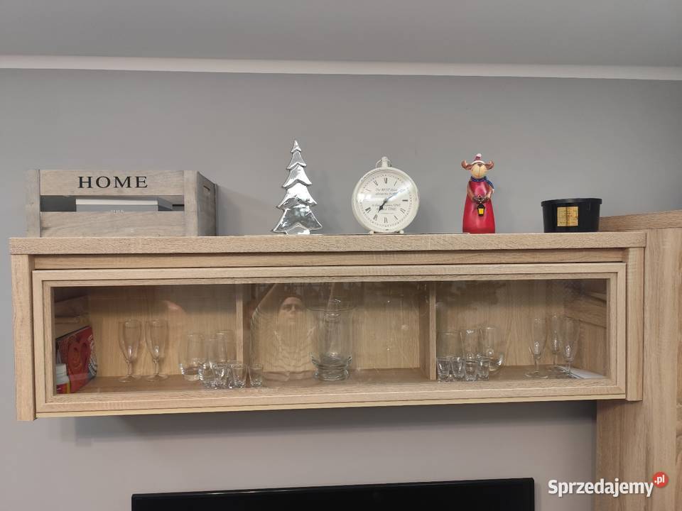 Meblościanka do pokoju dąb Sonoma