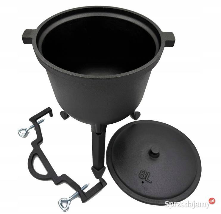 Kociołek żeliwny 8 L super Kociołki Sosnowiec