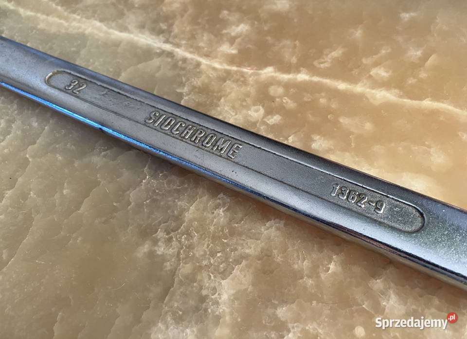 Klucz płaski oczkowy SIDCHROME 32 Made In Gdańsk