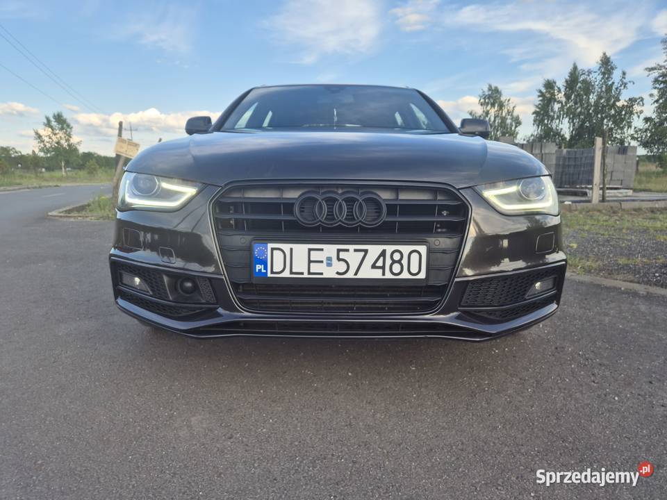 Audi A4 B8 2012 177 DIESEL 20 MOZLIWA ZAMIANA skórzana tapicerka A4 Prochowice