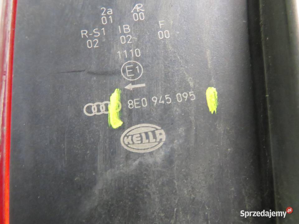 LAMPA LEWA TYLNA AUDI A4 B6 Sedan 8E2 8E0945095