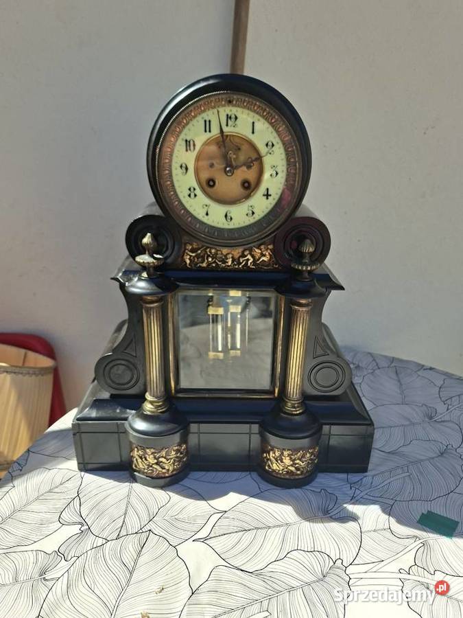 Marmurowy zegar francuski brokot Rzeszów