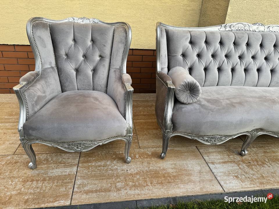 Wypoczynek ludwik komplet ludwikowski kanapa Sulbiny sprzedam