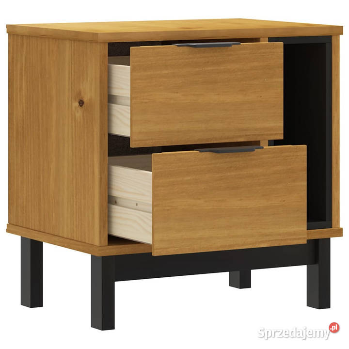 Szafka nocna FLAM 49x35x50 lite drewno sosnowe Warszawa