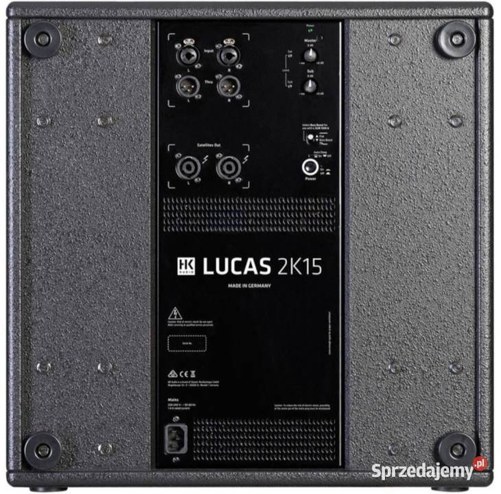 Zestaw nagłośnieniowy HK Audio LUCAS 2k15 Słuchawki i głośniki Żyrowa sprzedam