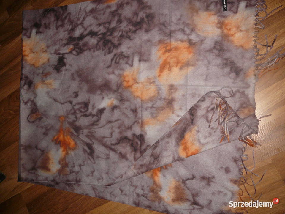 Szal 70x200 Nowy cashmere dwustronny dolnośląskie