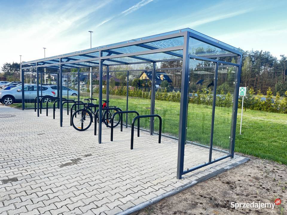 Wiata rowerowa szklana 6x2 Altany i wiaty Wrocław