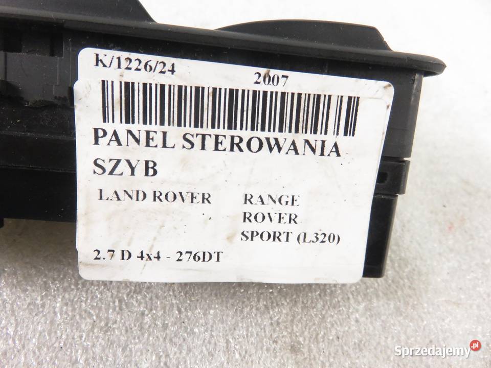 PANEL SZYB LAND ROVER RANGE ROVER SPORT L320