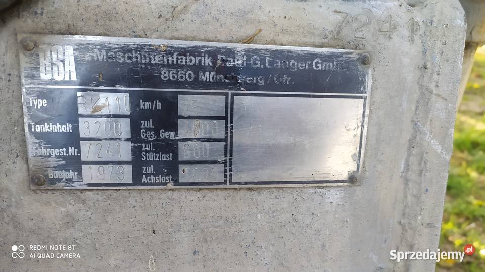 Beczka asenizacyjna 3200l Bełżyce