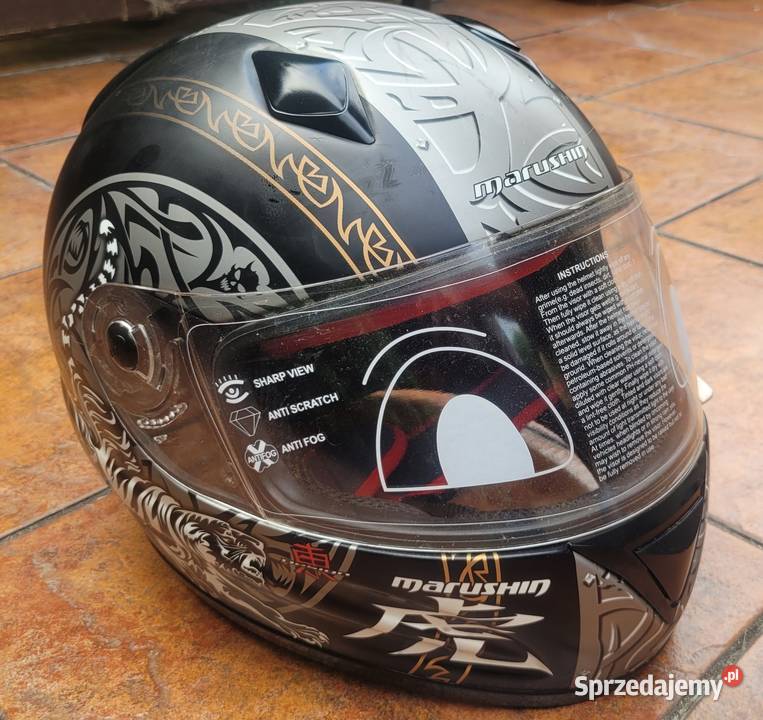 Nowy kask motocyklowy L firmy MARUSHIN Piła