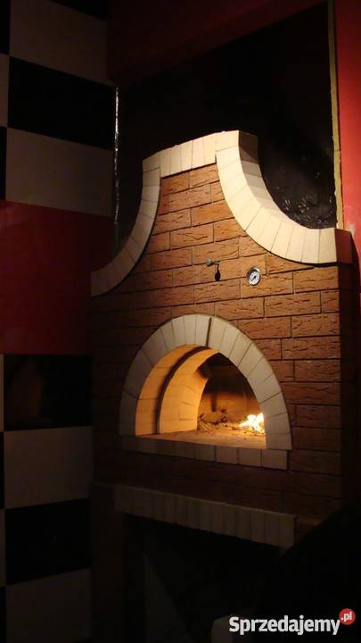kominek murowany otwarty budowa kominka z cegieł Piece i kominki Skierniewice sprzedam