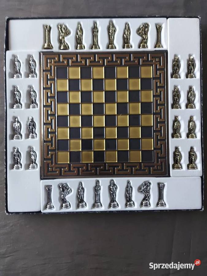 Metalowe szachy Marinakis