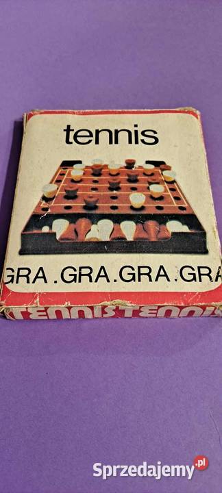 GRA Tennis 1985 PRL vintage Kraków sprzedam