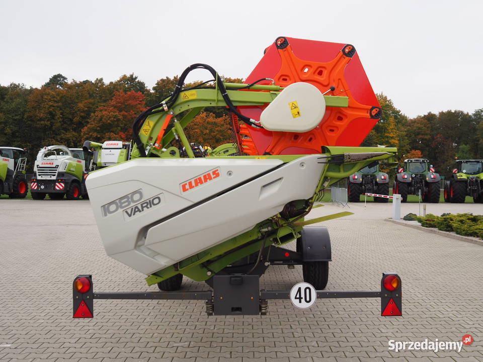 Claas VARIO 1080 Heder do zboża rzepaku 108 m wielkopolskie Stęszew