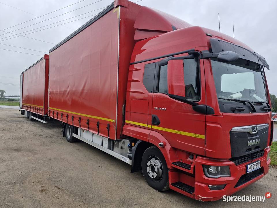 Man TGL 12260 2023r tandem plandeka laweta na 5