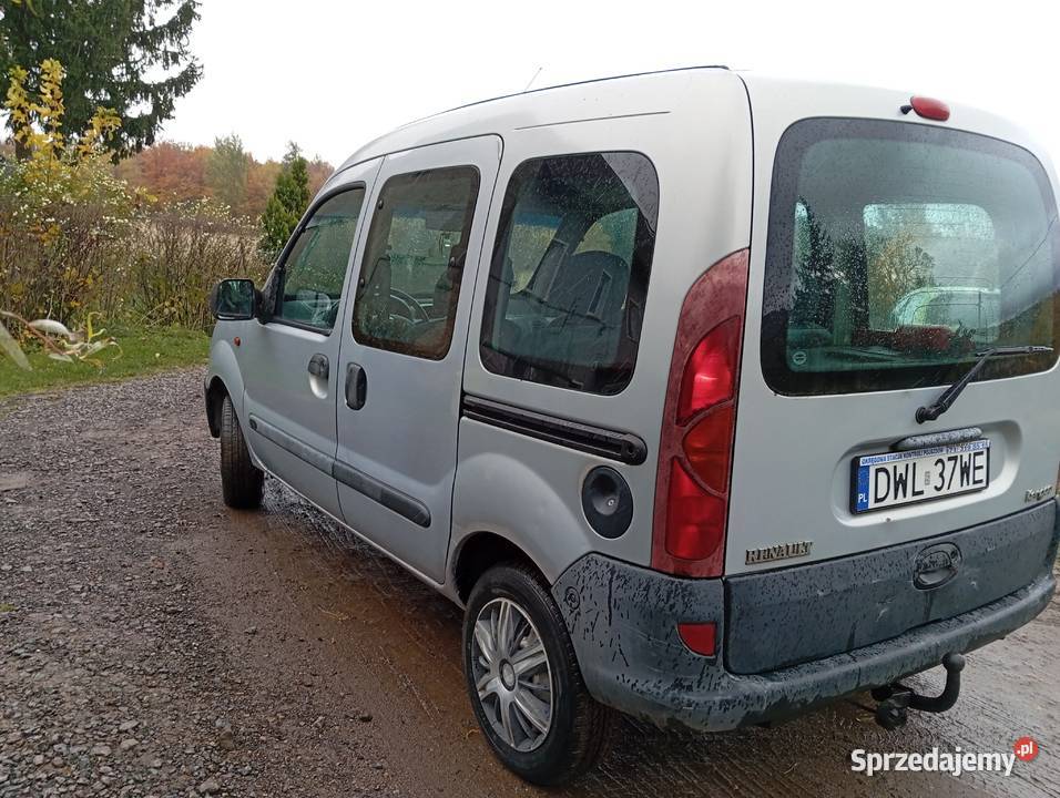 Renault Kangoo 14 benz 5os hak Salon Polska immobilizer Wałbrzych