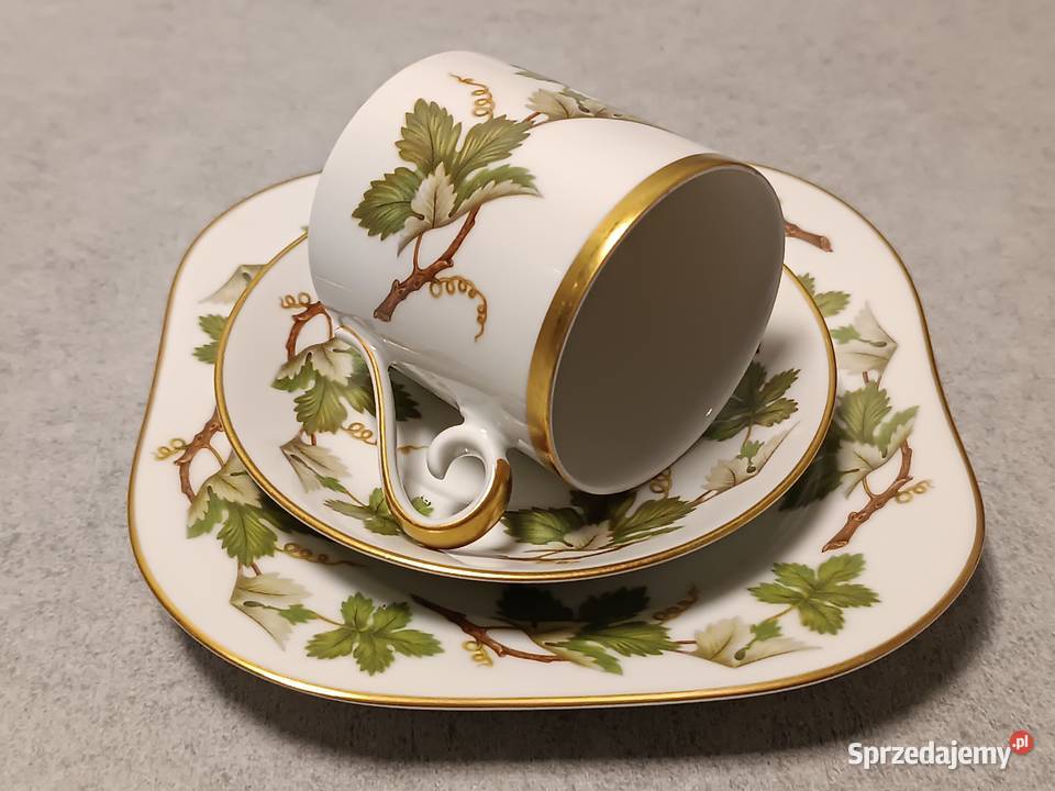 HACKEFORS Winorośl Trio Filiżanka Śniadaniówka Stargard