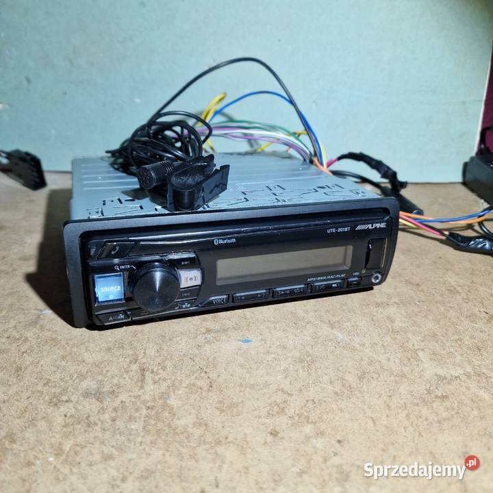 Radio samochodowe Alpine UTE201BT Bluetooth Aux mazowieckie Dzierzby Szlacheckie sprzedam